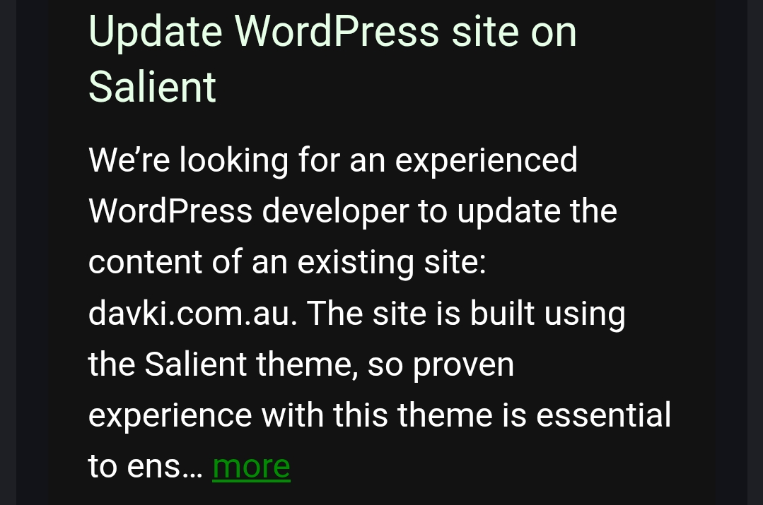 Real maintenance request 2