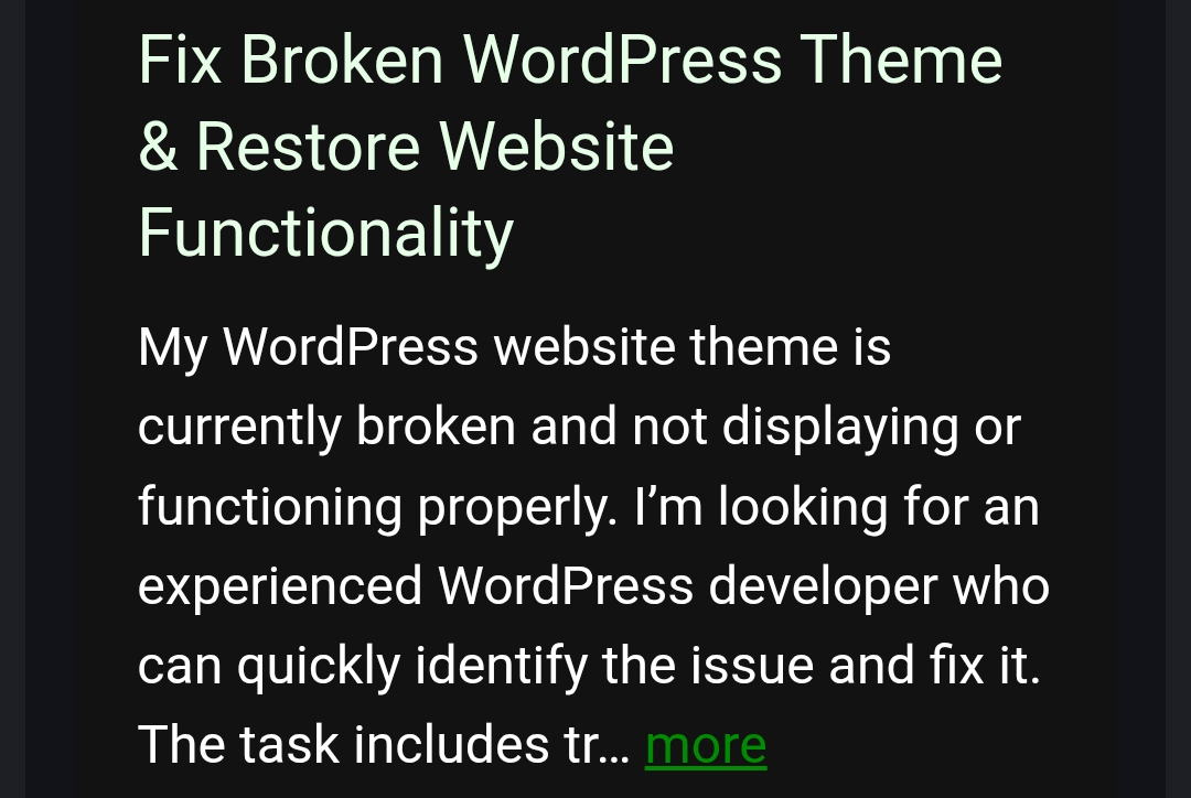 Real maintenance request 3